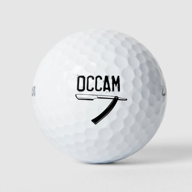 Occam-Razor Golfball (Vorderseite)