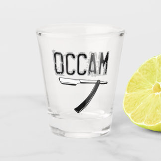 Occams Rasiermesser Schnapsglas