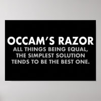 Occam's Razor Definition Science-Klasse