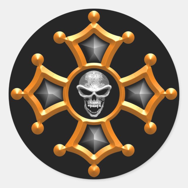 Occitans Rider Sticker (Vorderseite)