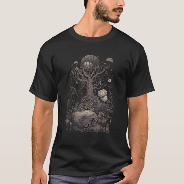 Occult Dark Art Grunge Goth Occult Gothic Aestheti T-Shirt (Vorderseite)