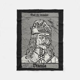 Occult Dracula - Vlad The Impaler Horror Vampire Fleecedecke