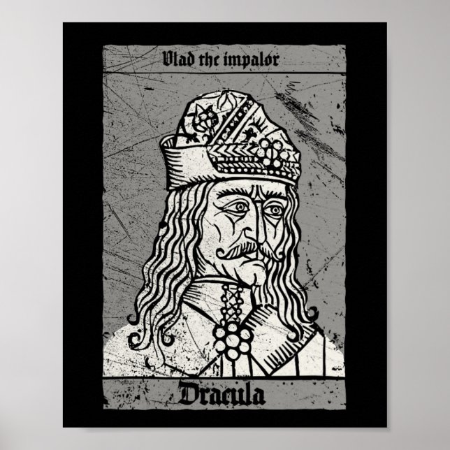 Occult Dracula - Vlad The Impaler Horror Vampire Poster (Vorne)