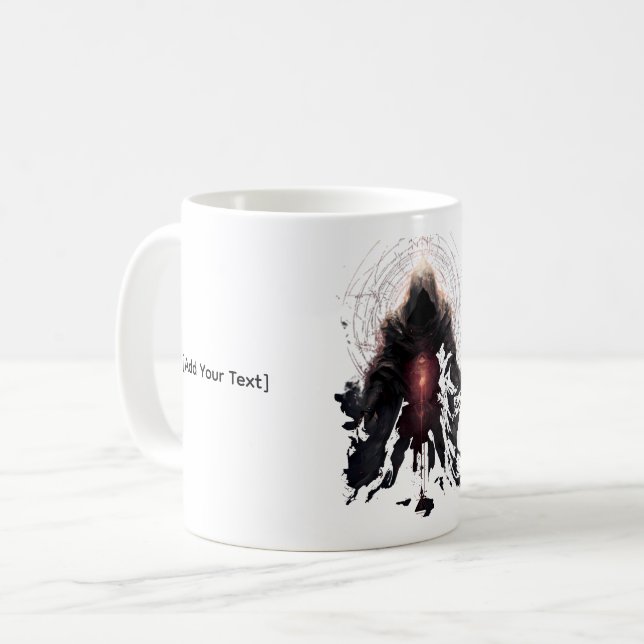 Occult Figure Dark Art Kaffeetasse (Vorderseite Links)