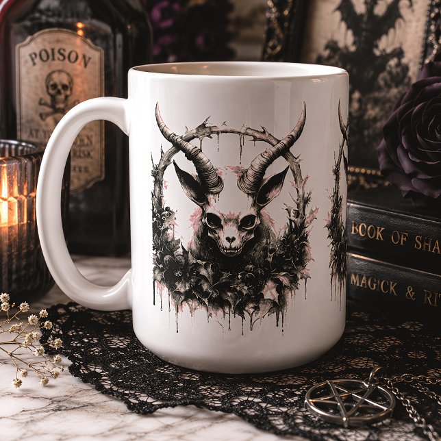 Occult Gothic Baby Baphomet Kaffeetasse (Von Creator hochgeladen)