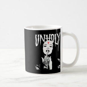 Occult Gothic Dark Satanic Nun Tattoos Unholy Nun Kaffeetasse