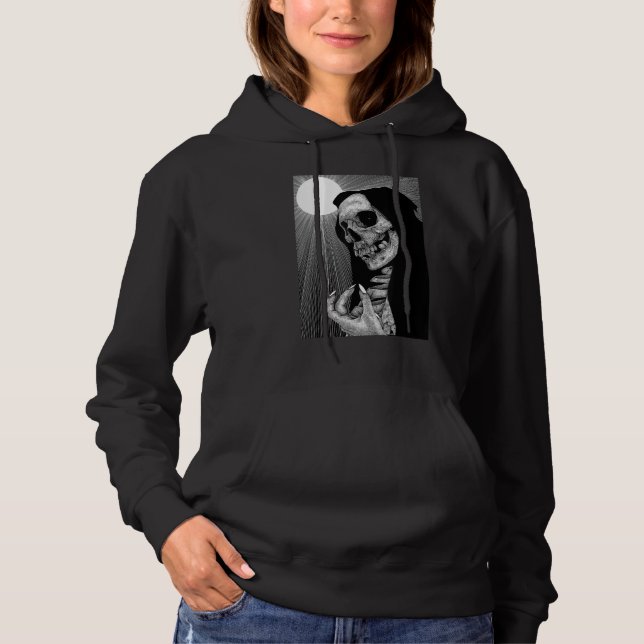 Occult Gothic Dark Satanic Unholy Witchcraft Grung Hoodie (Vorderseite)