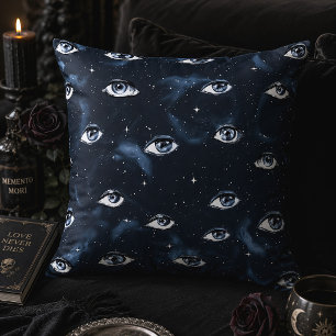 Occult Gothic Mystery Eyes Kissen