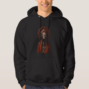 Occult Gothic Third Eye Skeleton Graphic Hoodie