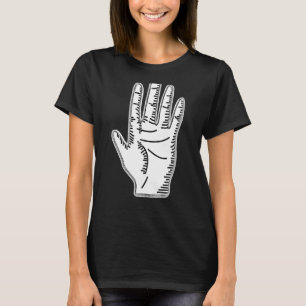 Occult Hand Dark Art Grunge Goth Gothic Ästhetik T-Shirt