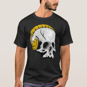 Occult Magic Skull DJ Headphones 1 T-Shirt