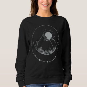 Occult Mystic Magic Indoorsy Outdoorsy Mountain Su Sweatshirt