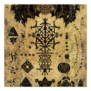 Occult-Symbol Poster