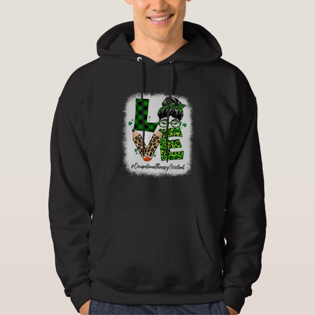 Occupational Therapy Assistant Love Bleached St Pa Hoodie (Vorderseite)