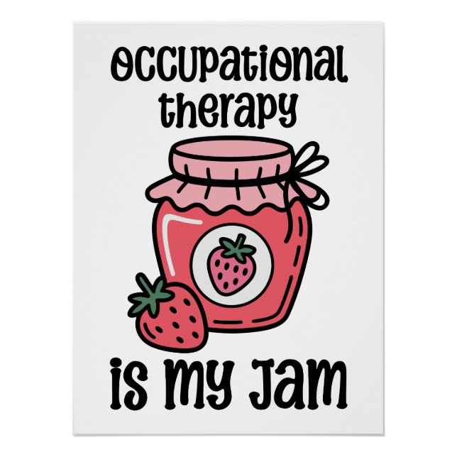Occupational Therapy Funny Quote Poster (Vorderseite)