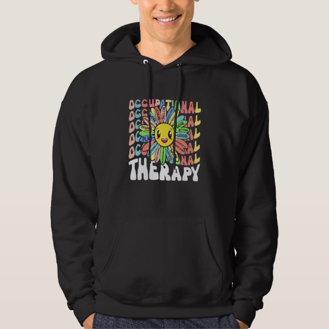 Occupational Therapy OT Therapist Cute OT Month Fl Hoodie (Vorderseite)