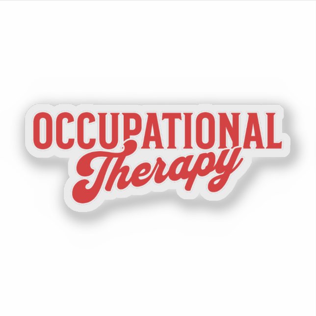 Occupational Therapy OTA Heathcare Aufkleber (Vorderseite)