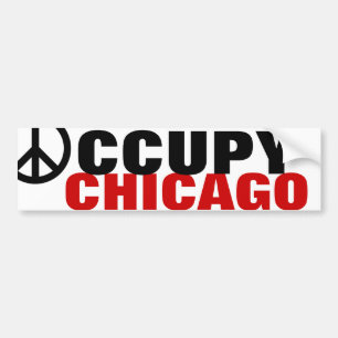 OCCUPY CHICAGO AUTOAUFKLEBER