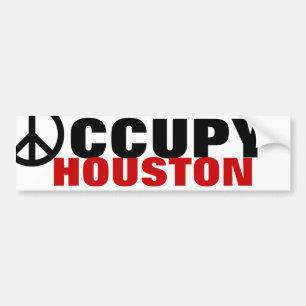 OCCUPY HOUSTON AUTOAUFKLEBER