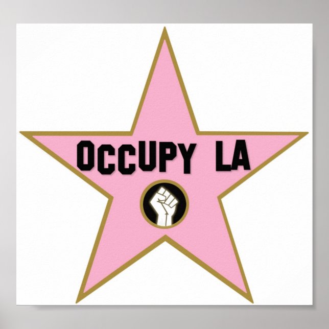 Occupy Los Angeles Poster (Vorne)