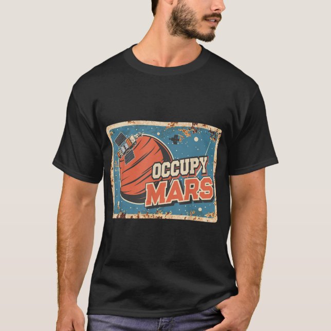 Occupy Mars Aerospace Travel T-Shirt (Vorderseite)