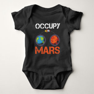 Occupy Mars Austronaut Space Ship Science Baby Strampler