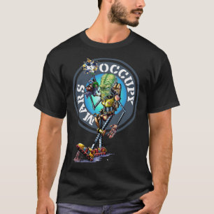 Occupy Mars Gray Alien T-Shirt