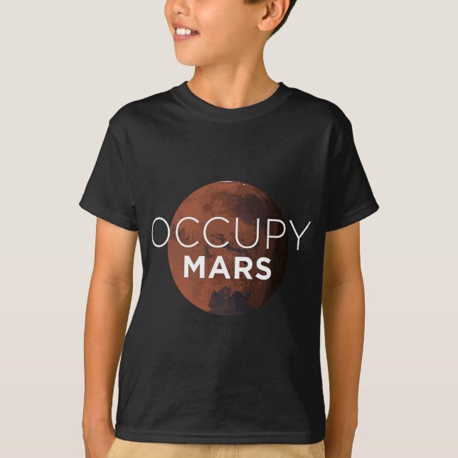 Occupy-Mars T-Shirt (Vorderseite)