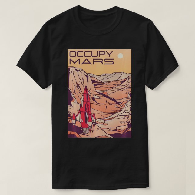 Occupy-Mars T-Shirt (Design vorne)