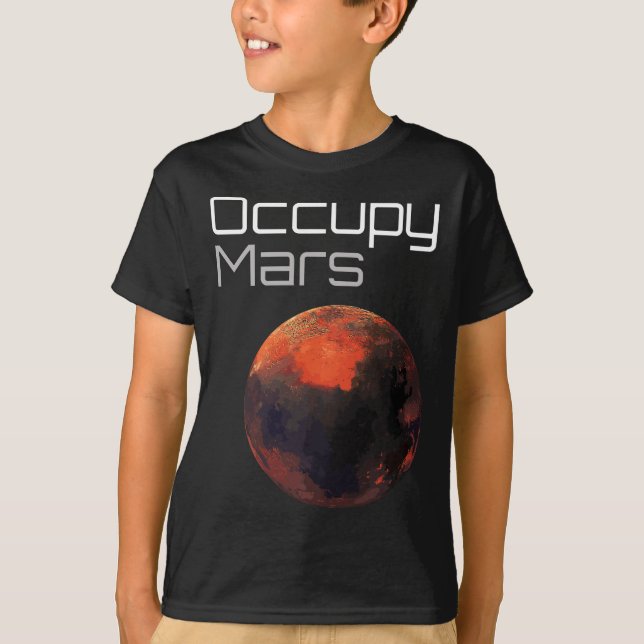 Occupy-Mars T-Shirt (Vorderseite)