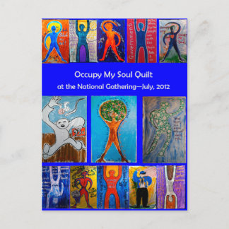 Occupy My Soul Quilt National Ansammlung Postcard Einladungspostkarte