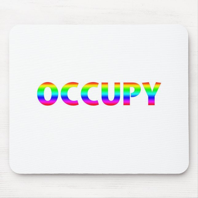 Occupy Rainbow Mousepad (Vorne)
