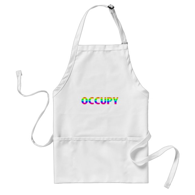Occupy Rainbow Schürze (Vorne)