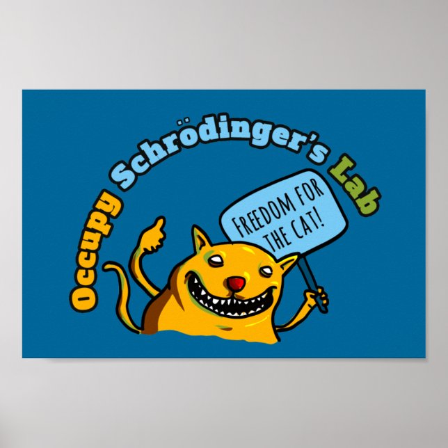 Occupy Schrodingers Labrador Poster (Vorne)