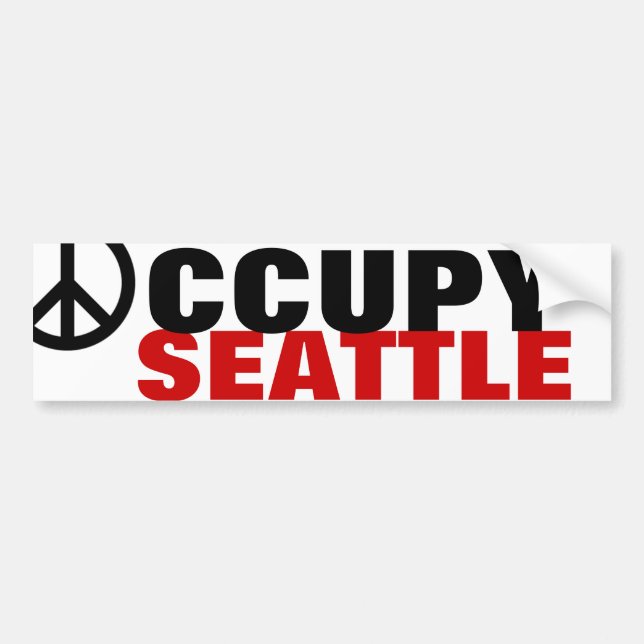 OCCUPY SEATTLE AUTOAUFKLEBER (Vorne)