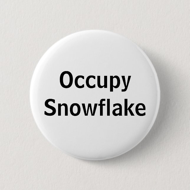 Occupy Snowflake Button (Vorderseite)