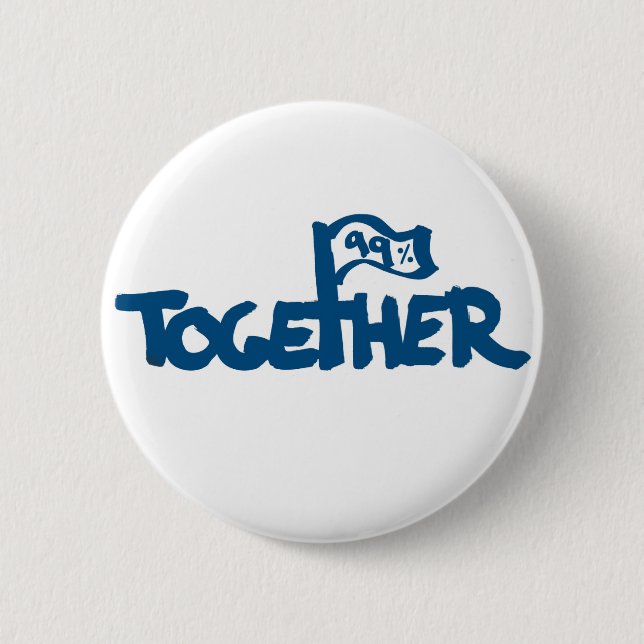 Occupy Wall Street Button (Vorderseite)