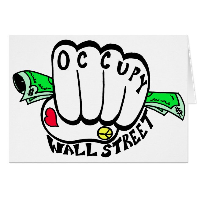 Occupy Wall Street Faust (Vorderseite (Horizontal))