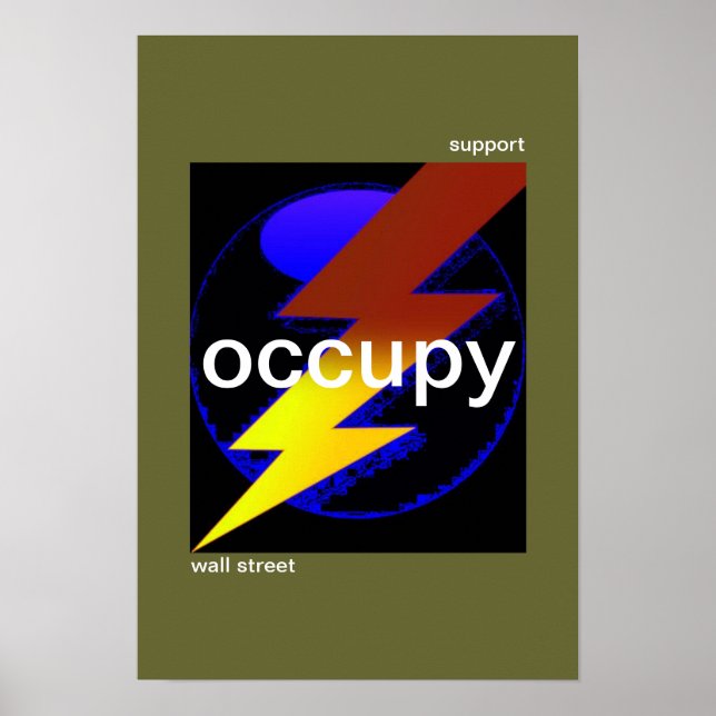Occupy Wall Street Poster (Vorne)