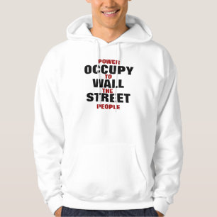 OCCUPY WALL STREET POWER FÜR DIE MENSCHEN HOODIE