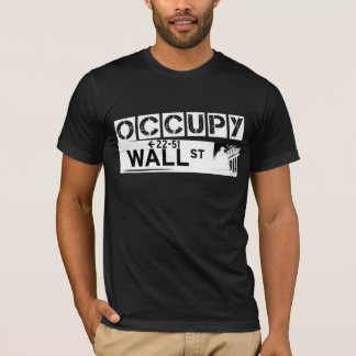 Occupy Wall Street-T - Shirt - Schwarzes