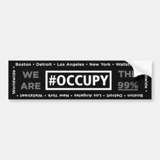Occupy Wall Street und weltweiter Autoaufkleber