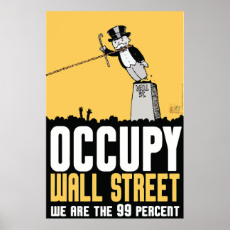 Occupy Wall Street wir sind das 99-prozentige Post Poster