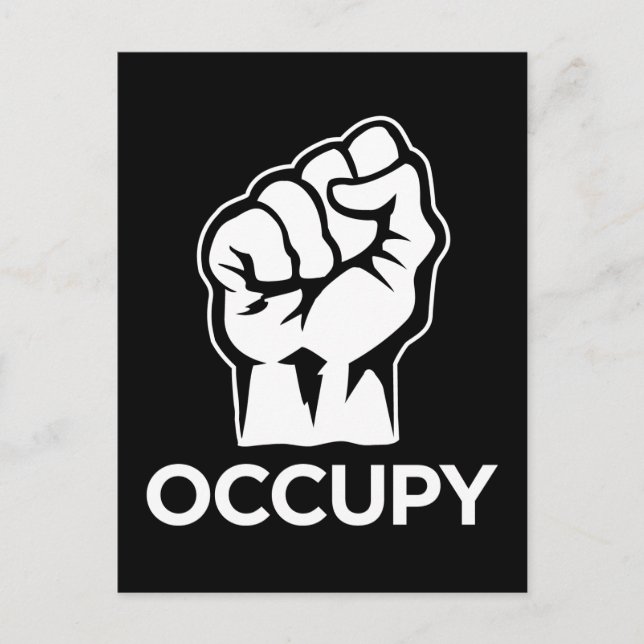 Occupy Wall Street - Wir sind die 99 % Postkarte (Vorderseite)
