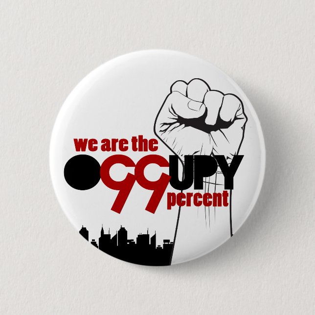 Occupy Wall Street - wir sind die 99 Prozent Button (Vorderseite)