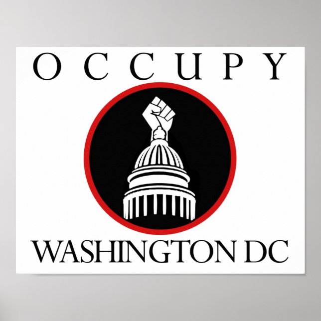 Occupy Washington DC Poster (Vorne)