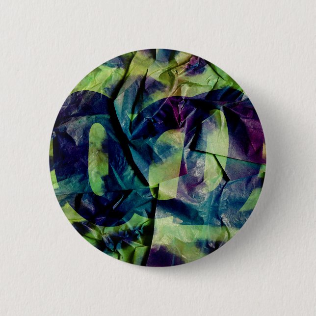 OCD Awareness badge ( Textured ) Button (Vorderseite)