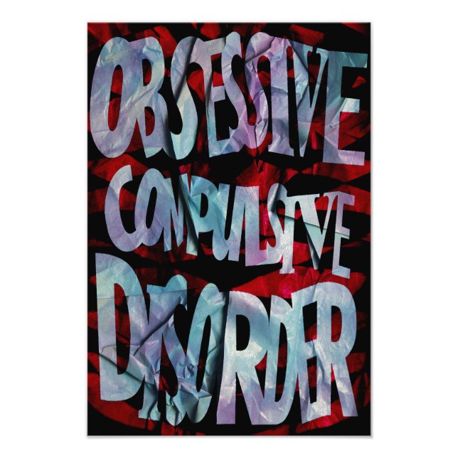 OCD Awareness, Colour Theory Poster (Textured) (Vorne)