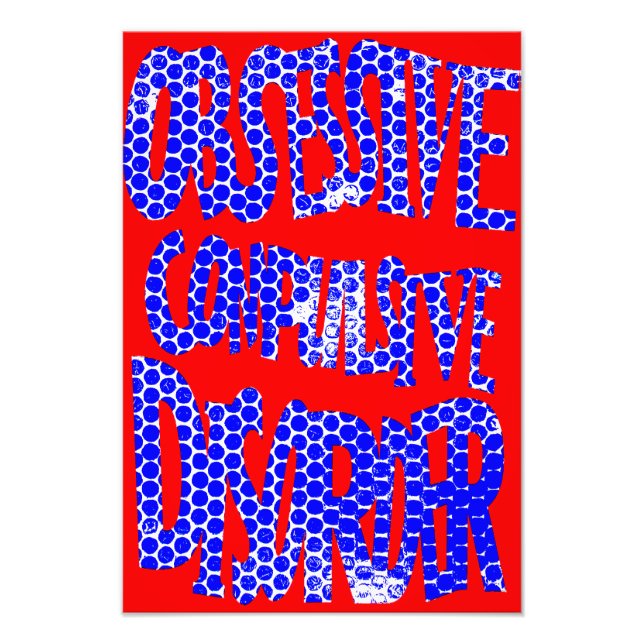 OCD Awareness Poster (Textured) (Vorne)