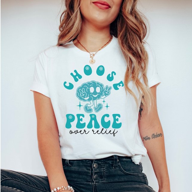 OCD Awareness & Recovery choose Peace T-Shirt (Von Creator hochgeladen)